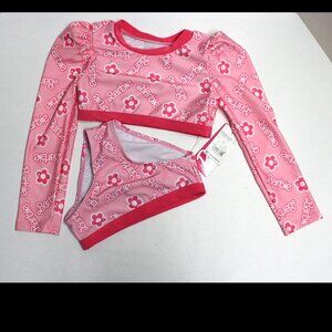 Mattel Barbie NWT Toddler Rashguard 2 Piece Set Size 5T